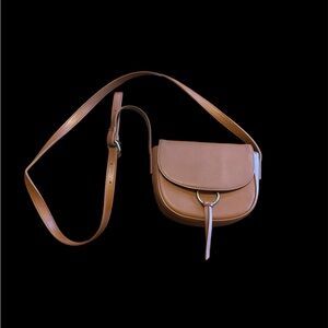 Brown Leather Crossbody Bag